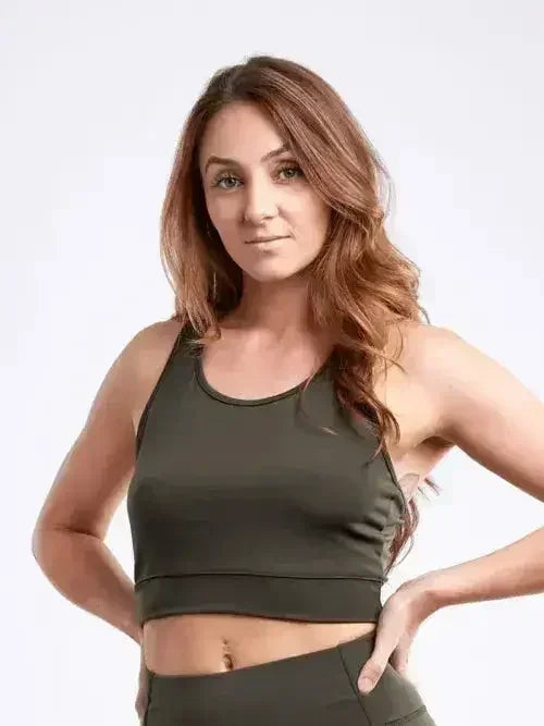 Racerback Training Crop Tank – Lightweight & Breathable for Workouts
