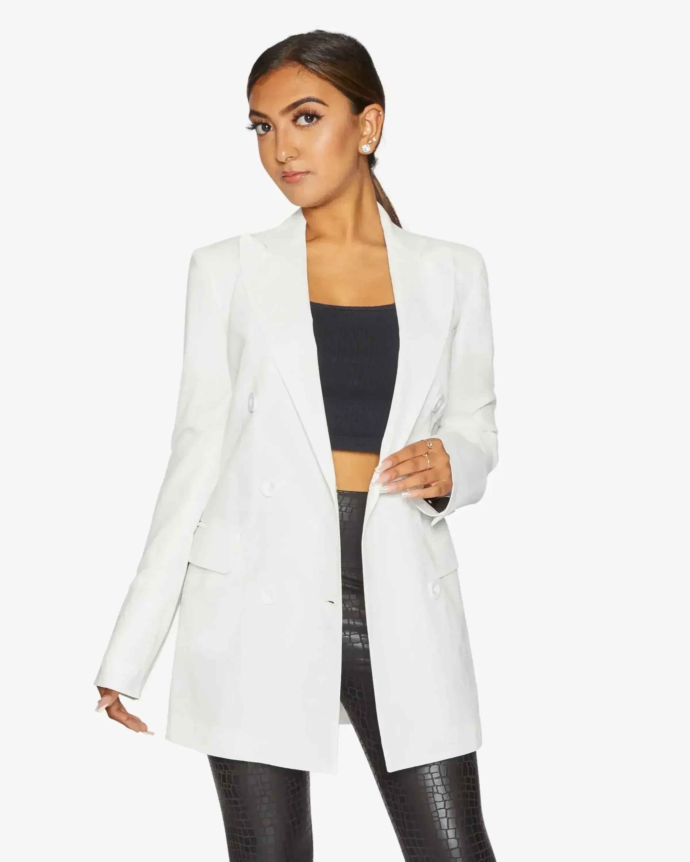 Summer Longline Blazer - Versatile UK-Made Jacket | Femstylo