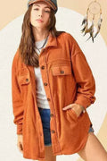 Sunset Fleece Jacket - Cozy Oversized Outerwear - Femstylo