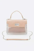 2 Tone Top Handle Transparent Stadium Bag