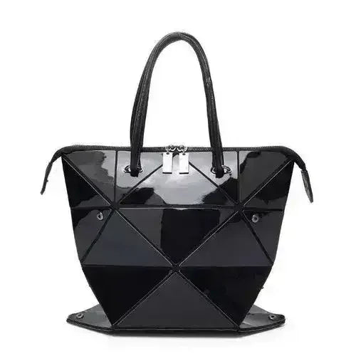 High Quality Geometric Rhombus PU Female Handbag