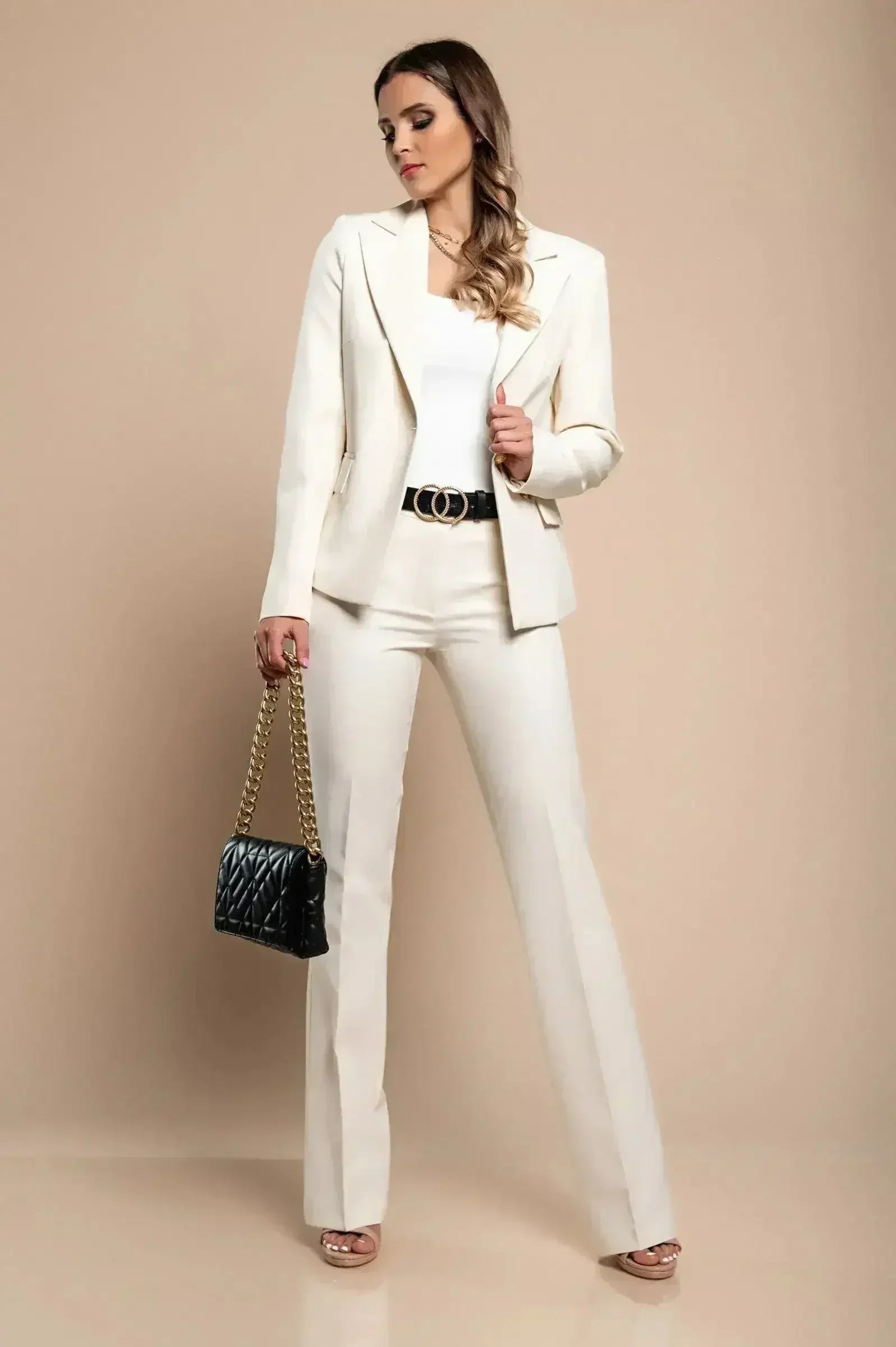 Beige Classic Blazer - Italian Made | Code 4704BLAZER