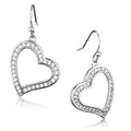Rhodium Brass CZ Earrings | AAA Grade Clear Cubic Zirconia -femstylo