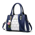 High Quality Contrast Color Messenger Bag For Ladies