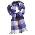 Great Natural Alpaca 100% baby alpaca scarf blue color