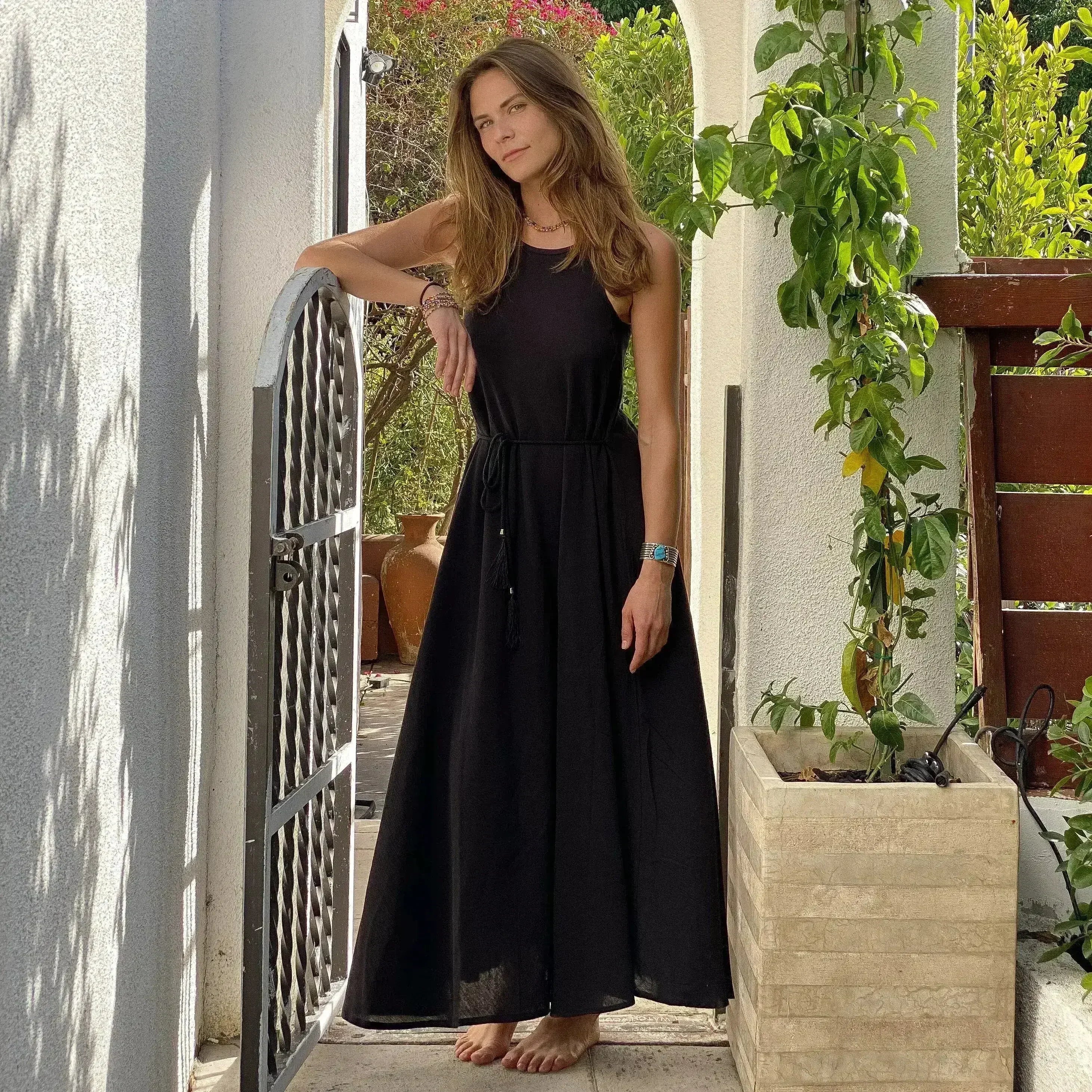 Callie Cotton Maxi Dress | Vacation Essential | Femstylo