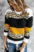New Leopard Pullover Sweater