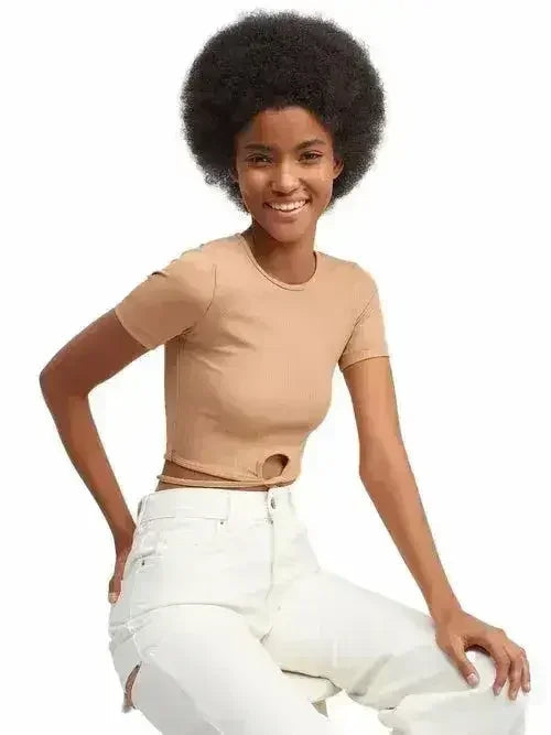 Lace Up Crop Top