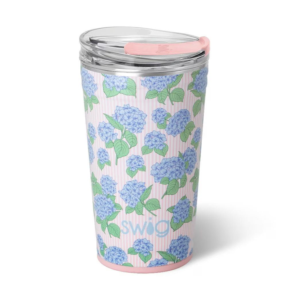 Swig Hydrangeas Party Cup 24oz