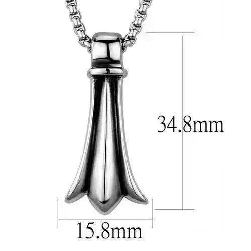 TK2010 High-Polish Stainless Steel Necklace – No Plating, No Tarnish - Femstylo