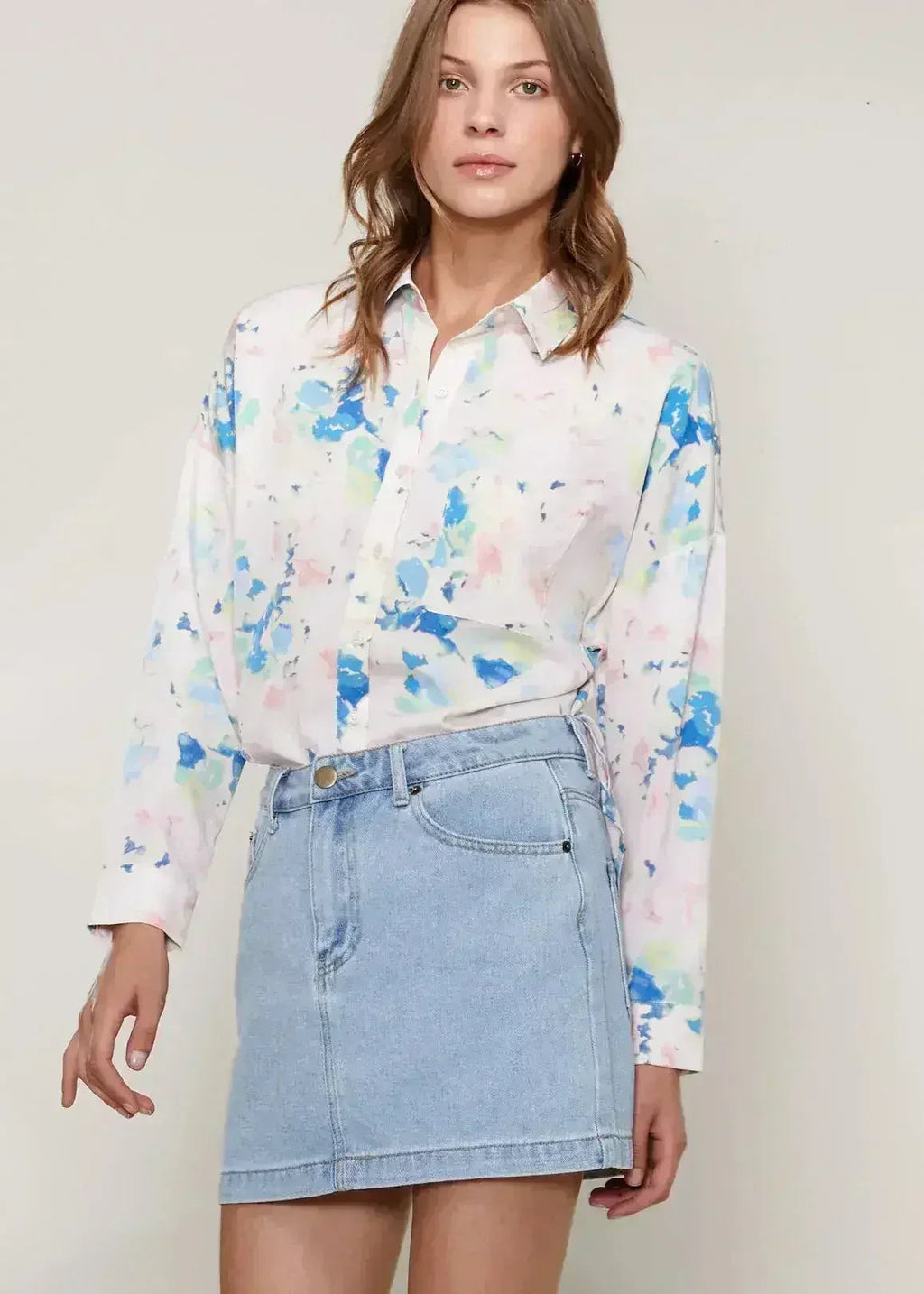 Women's Printed Shirt Blouse | Femstylo