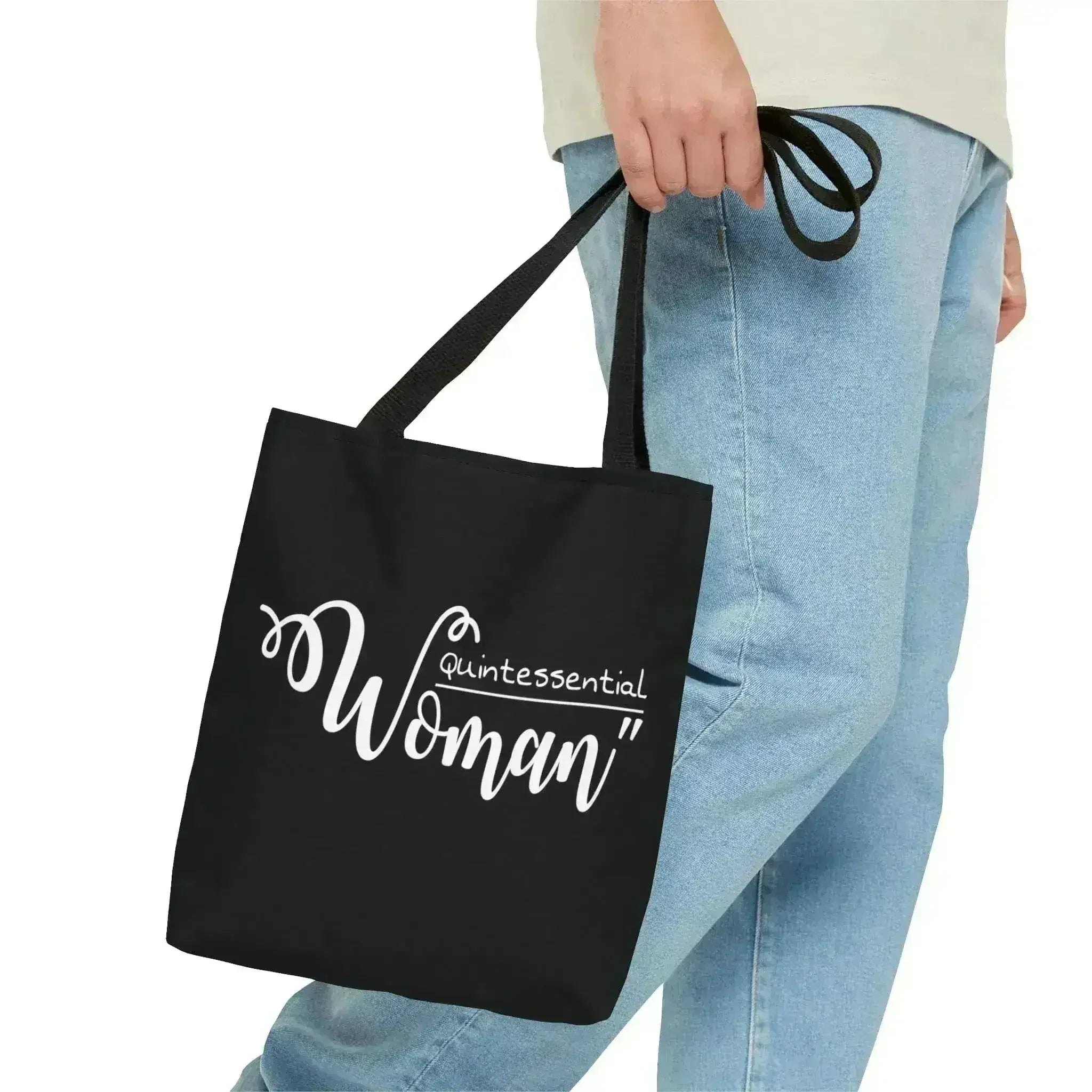 Large Tote Bag Quintessential Woman Inspirational Affirmation