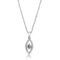 DA228 - High polished (no plating) Stainless Steel Chain Pendant with