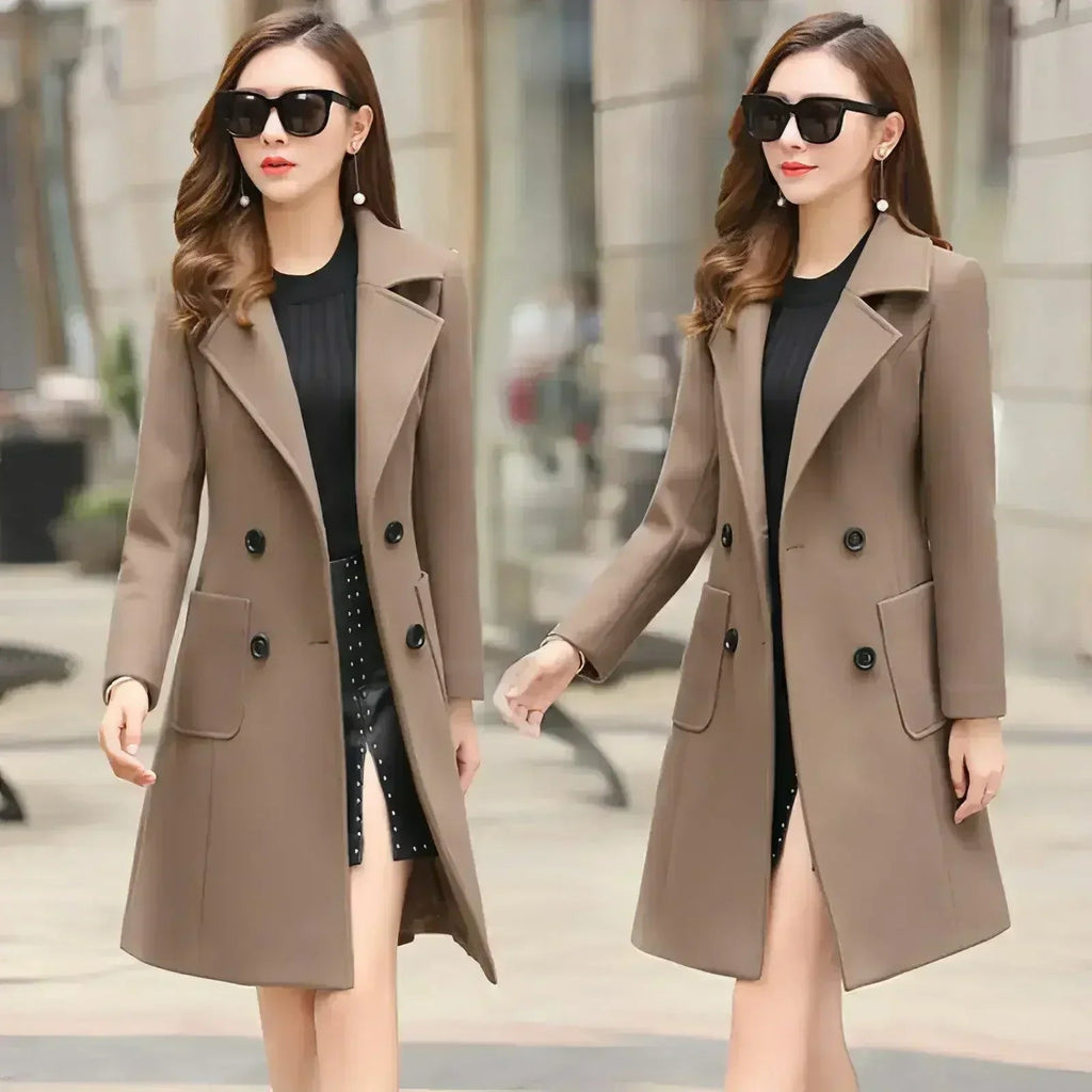 Vintessa™ – Eleganter Tweed-Windbreaker für Damen