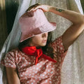 WATU Seaside Linen Bucket Hat, in Salt Pink