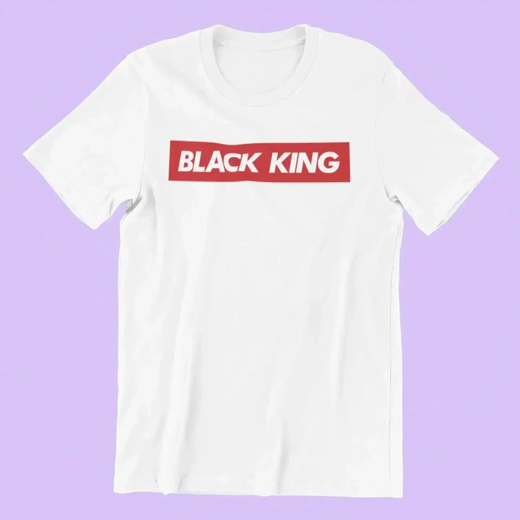Black King T-Shirt | Premium Gildan Tee, 100% Cotton