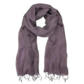 Plum Khmer Silk Scarf