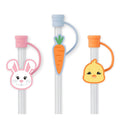 Swig Easter Bunny Straw topper Set