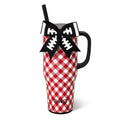 Swig GAMEDAY GINGHAM RED + BLACK Mega Mug 40oz