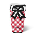 Swig GAMEDAY GINGHAM RED + BLACK  Party Cup 24oz