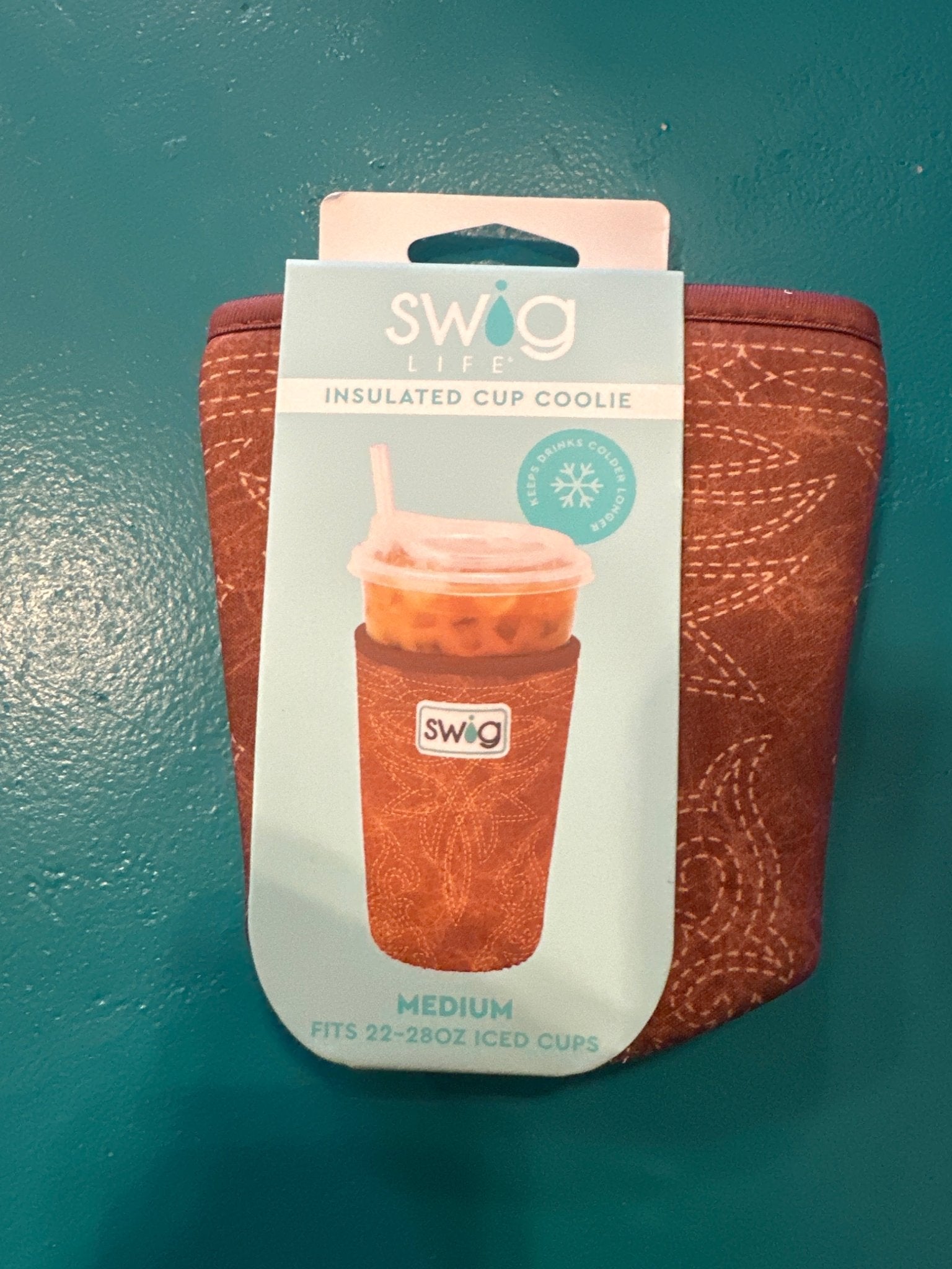 Swig Saddle Stitch  Iced Cup Coolie