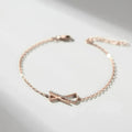 Infintity Charm Bracelet, Silver Infinite Jewelry, Stone Bracelet Fot